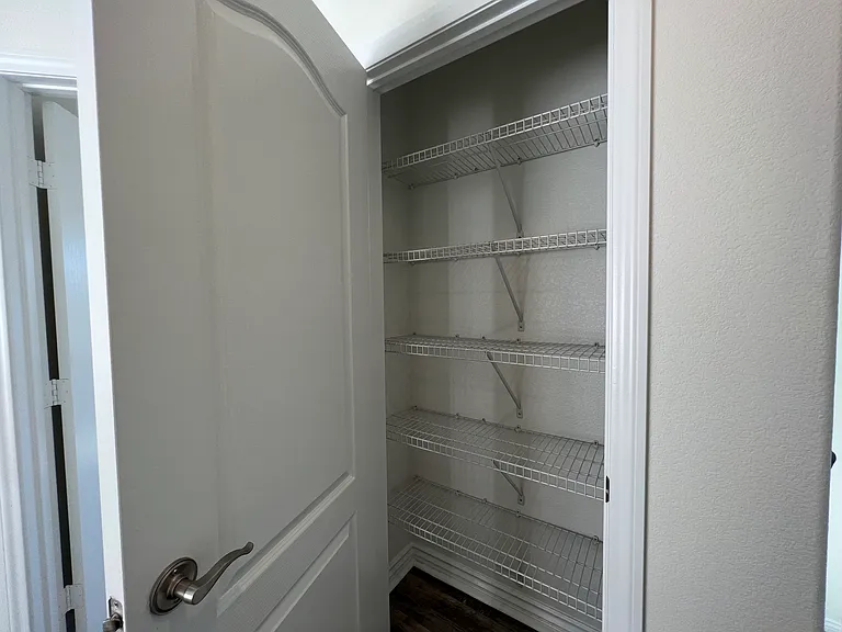 Upstairs linen closet.