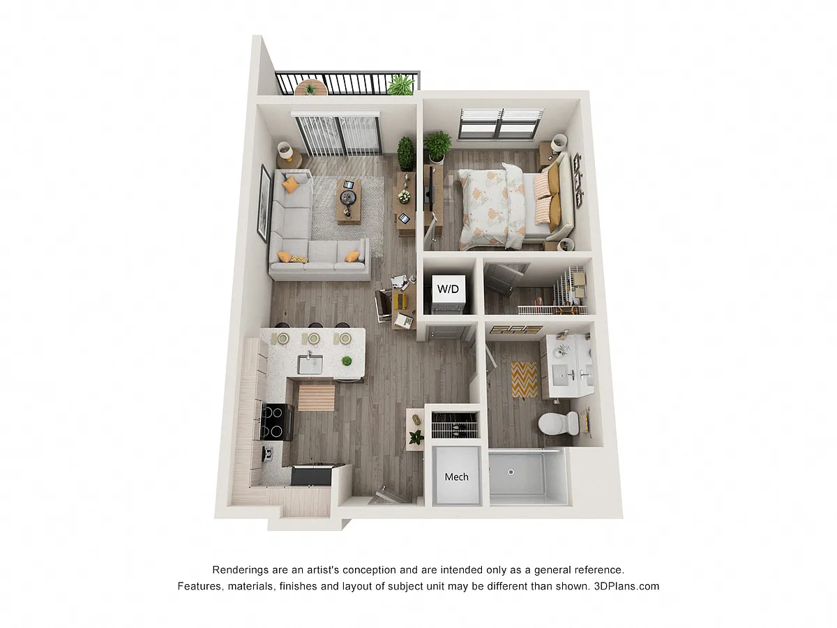 Floor plan 1B