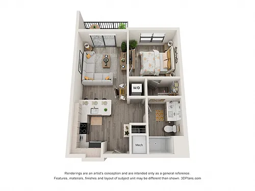 Floor plan 1B