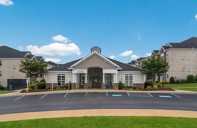 Exterior Clubhouse Views at West End at Fayetteville in Fayetteville, NC