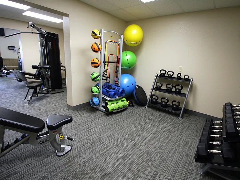 24-hour fitness center