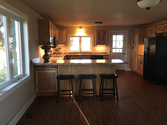 Counter seating for snacks or a quick bite