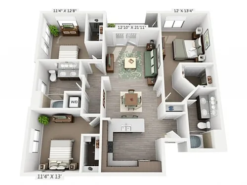 Floor plan D4
