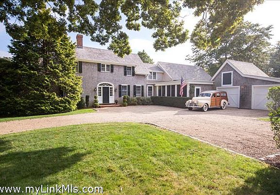 View of main house and garage