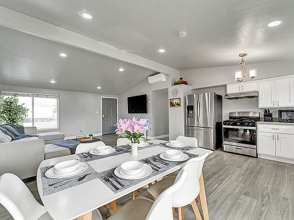 Open space living room and kitchen