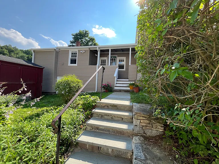Side of house from driveway