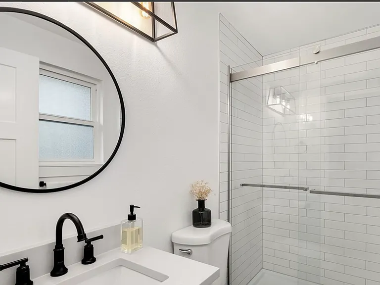 Primary Bathroom with Shower in Primary Bedroom