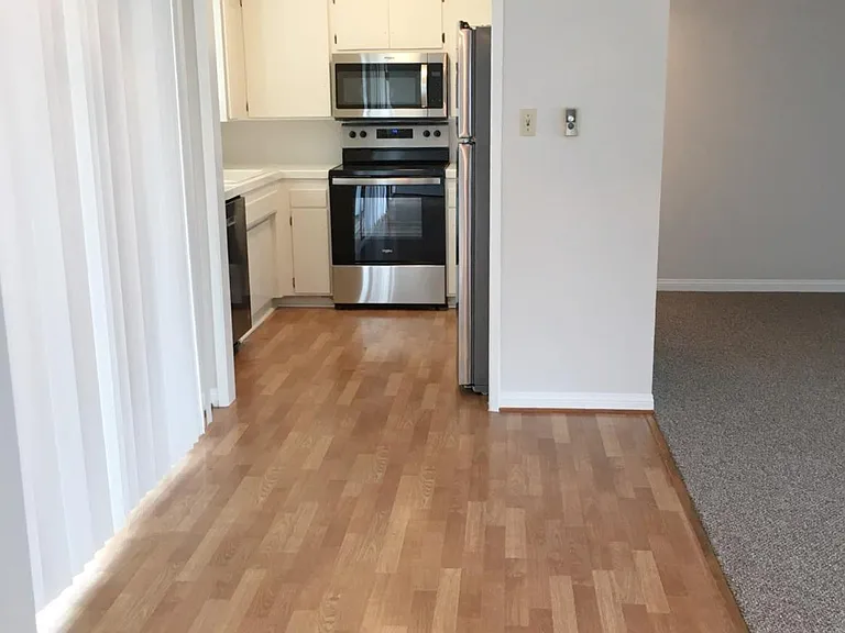 View of kitchen from entry