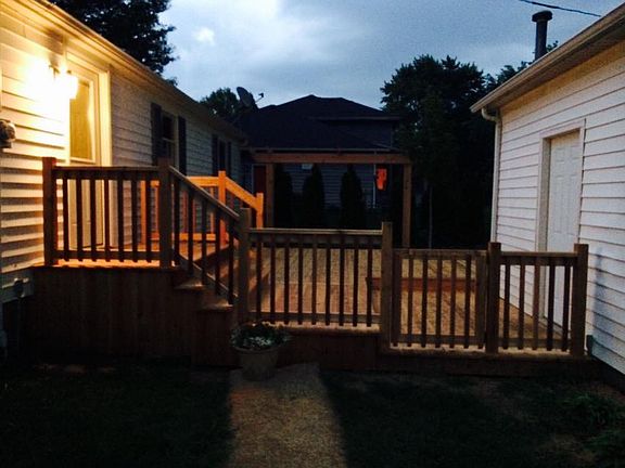 Deck when installed in 2014