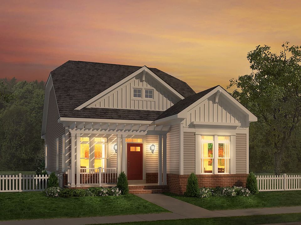 Elevation 3 of the Abbott II a home design at Easton Village by Brookfield Residential