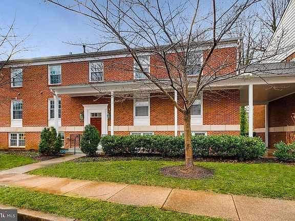Solid building with covered entrance