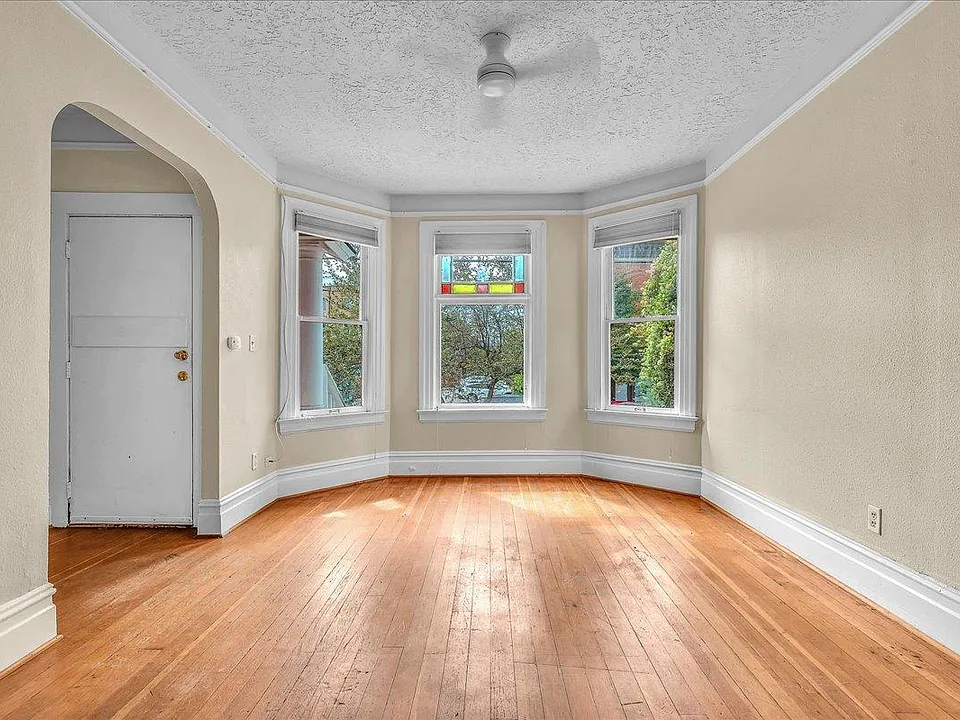 Living room and front door