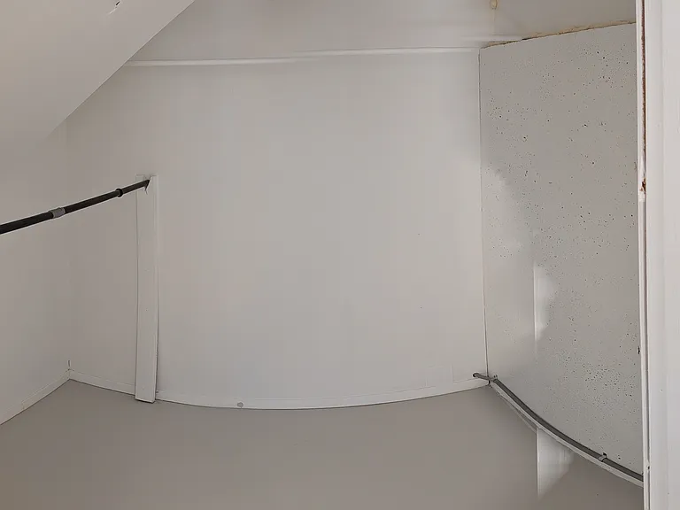 Basement bonus room closet - panoramic