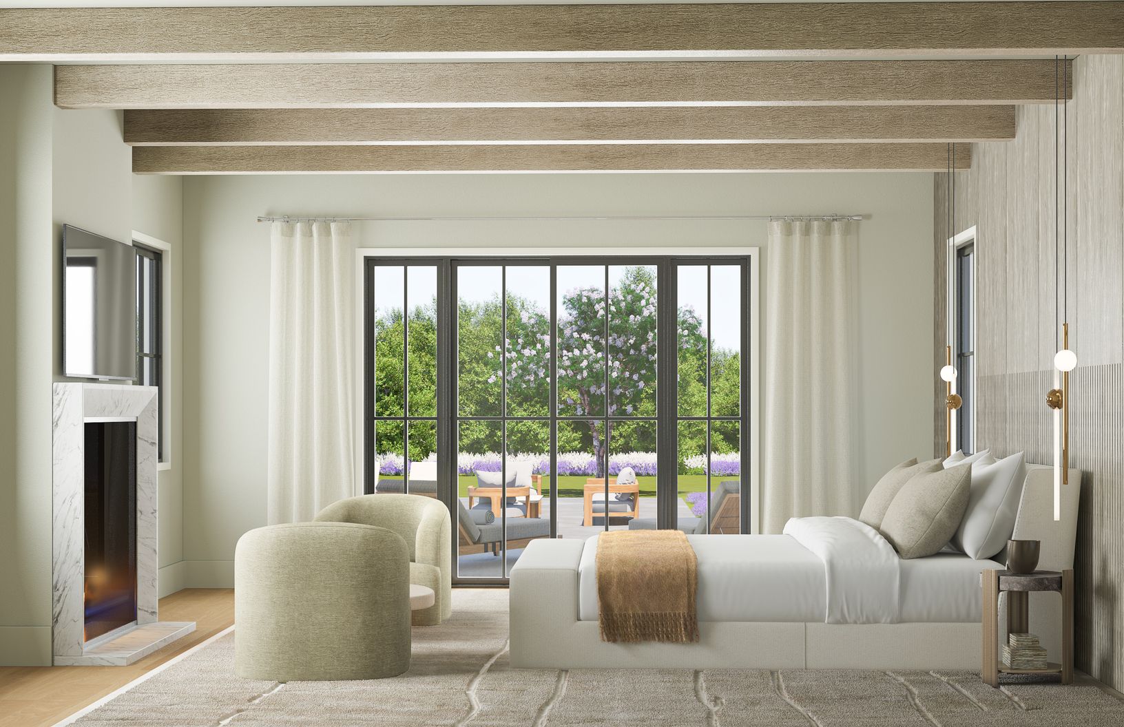  Primary Suite w/ 2 baths & sitting room