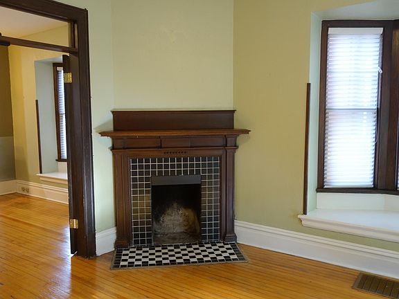 Original fireplace. Perfect for burning candles. No fires.