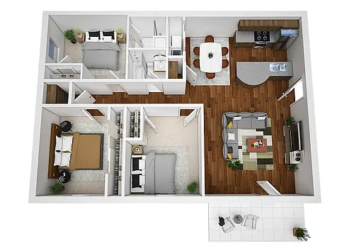 Floor plan Cottonwood