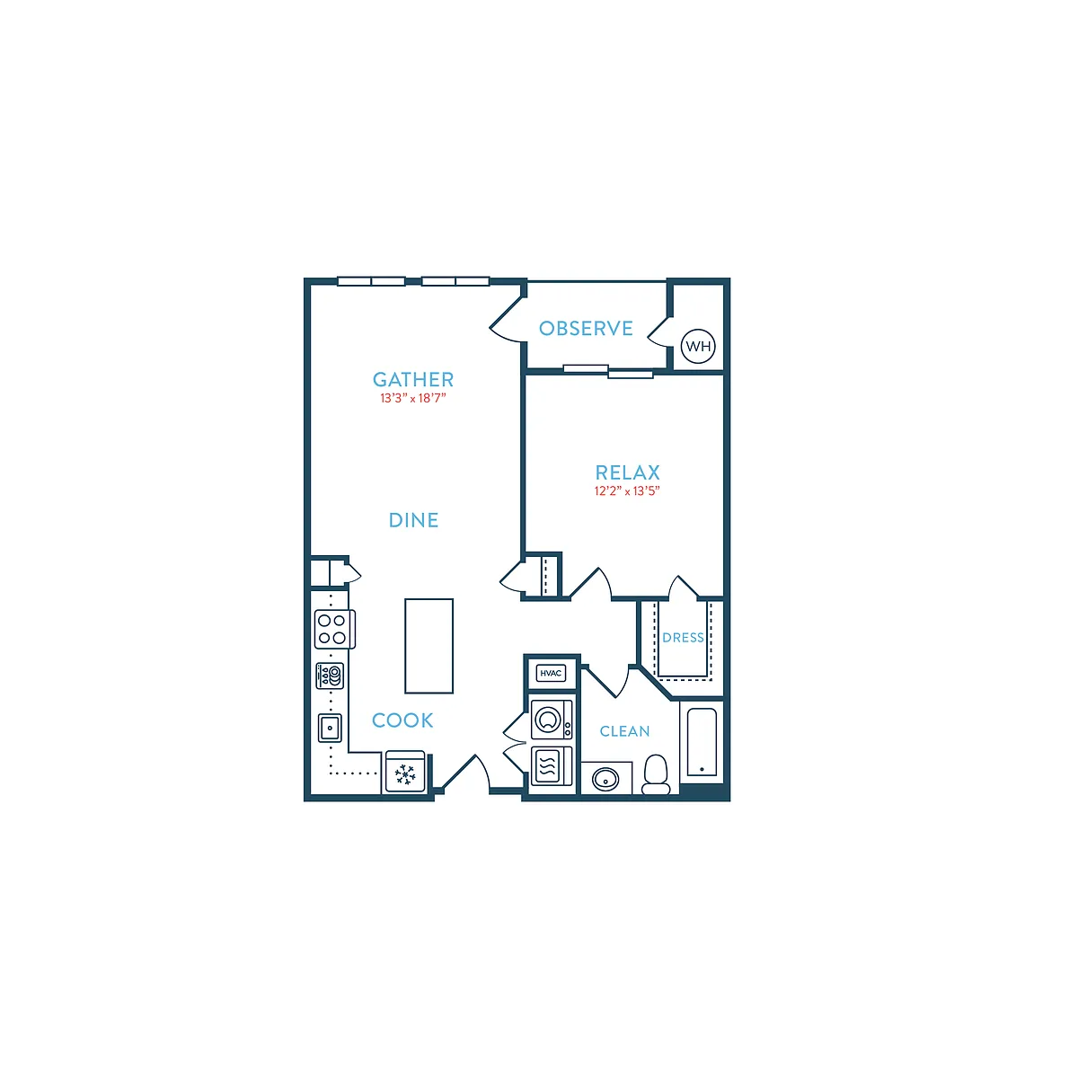 Floor plan Quincy A1