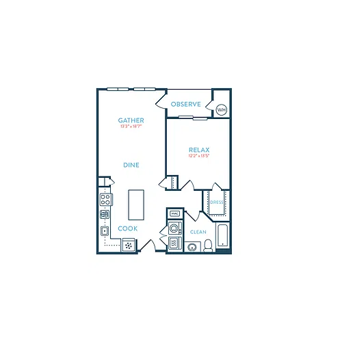 Floor plan Quincy A1