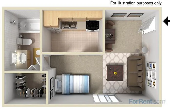 Floor plan Studio