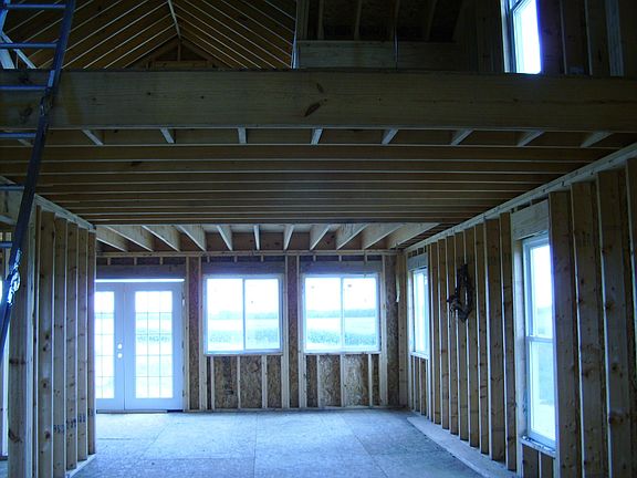 interior looking south