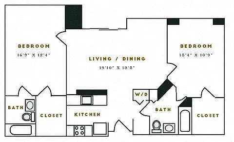 Floor plan M2R