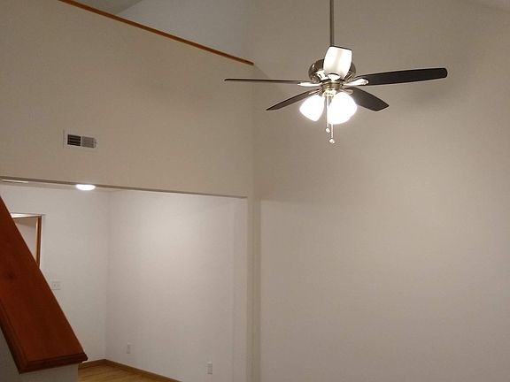 Walk into large 1.5 story living room