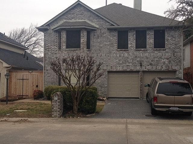 FRONT VIEW, 2 CAR GARAGE