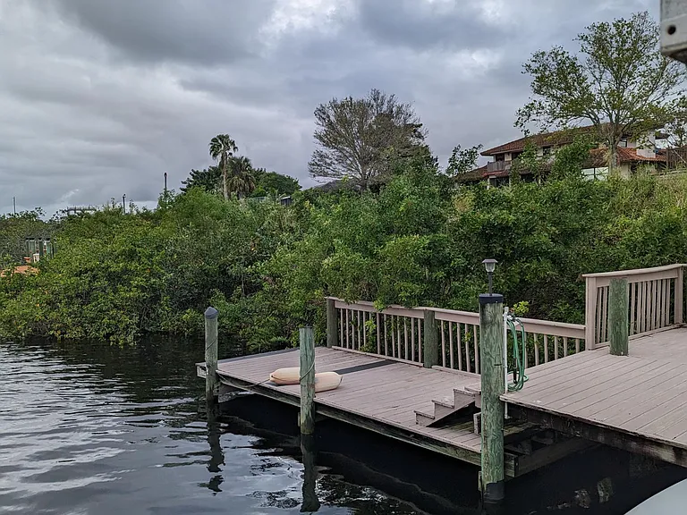 Lower dock is perfect for boarding or launching watercraft such as kayaks, jet skis or paddle boards. Repair/Replacement is overdue. See notes in description.