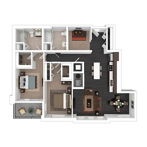 Floor plan B7D