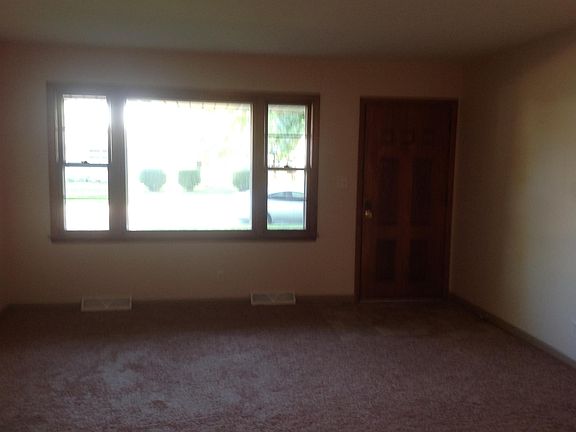 Living room, looking out at front yard