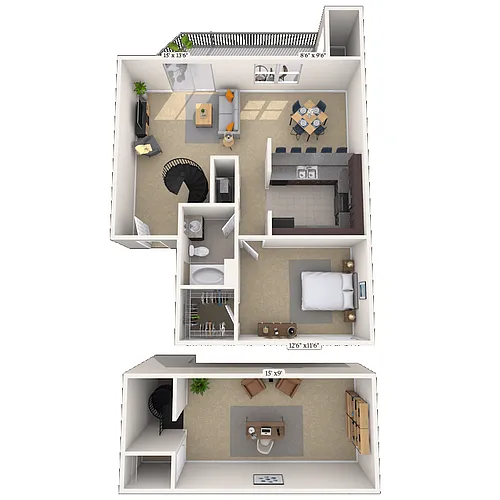 Floor plan The Bougainvillea