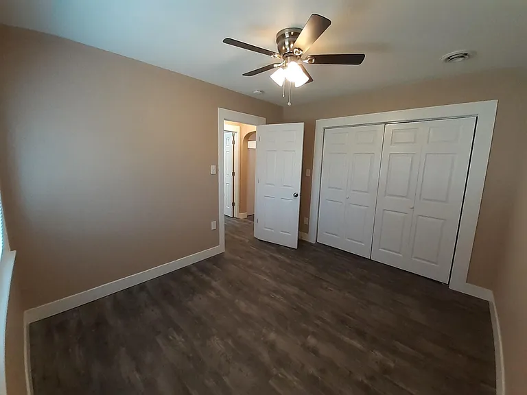 Master Bedroom with Large closet.