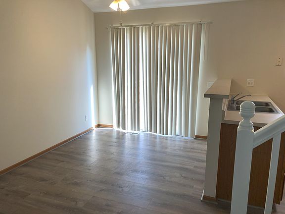 Dining Room with sliding door to deck.