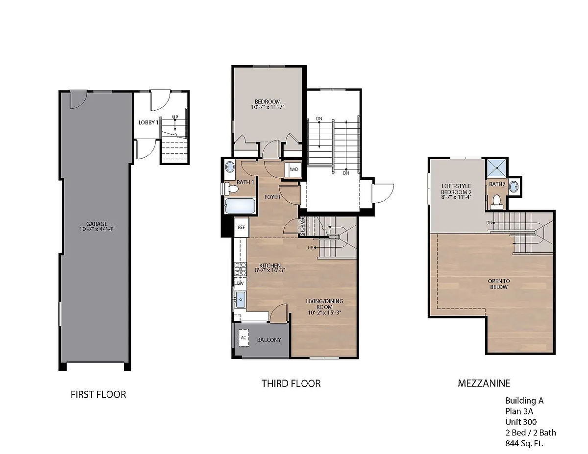 Floor plan Rucker-A300