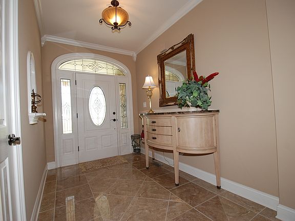 Foyer with Marble Floors