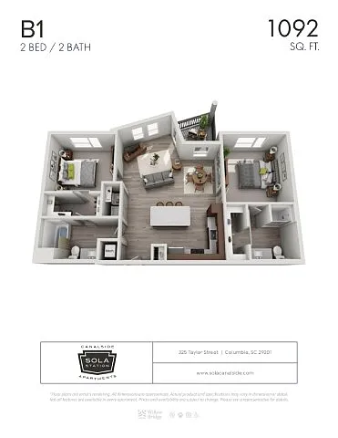 Floor plan B1