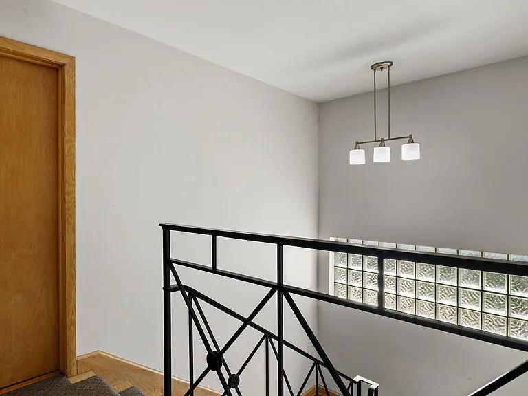 Attractive stairway. Entrances matter! The common areas are maintained by the Landlord. I just recently bought this cool building and am getting all maintenance in place.