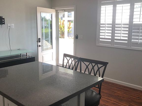 Front door from kitchen