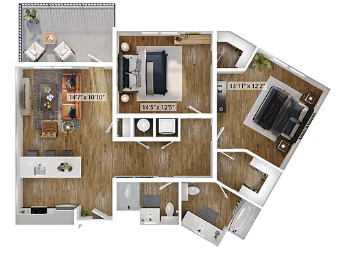 Floor plan Olive-2D