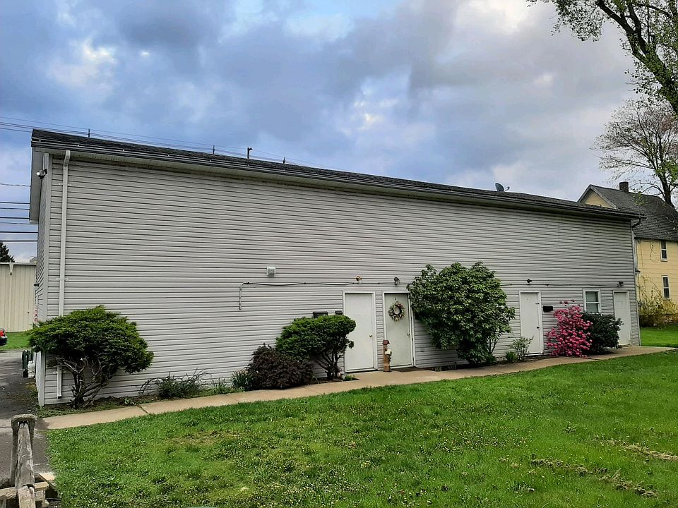 Rear of building