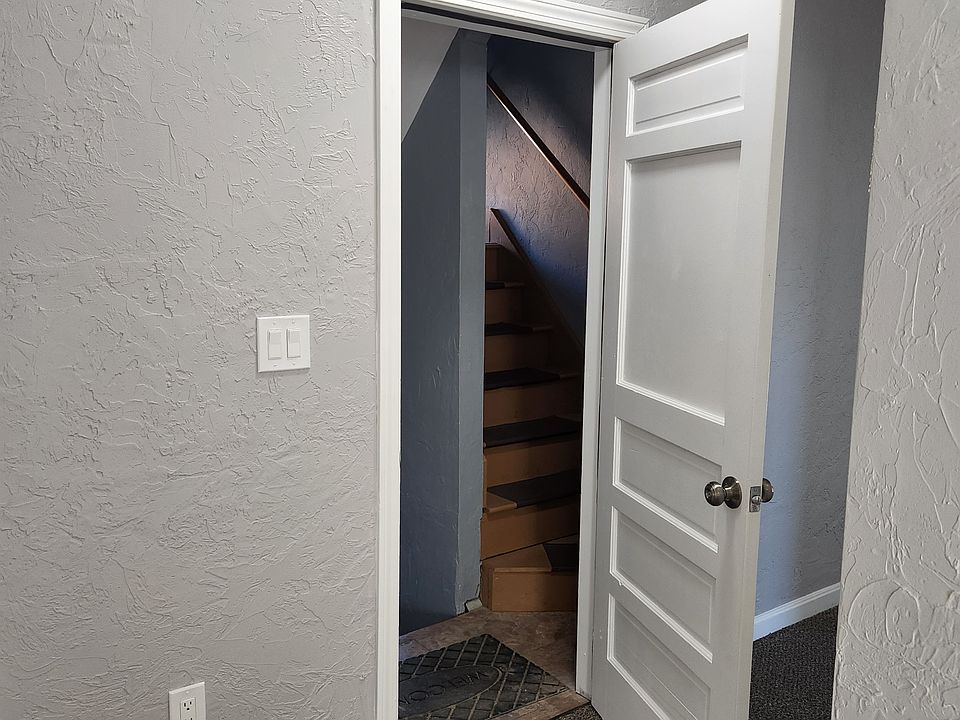 Looking out of apartment entry