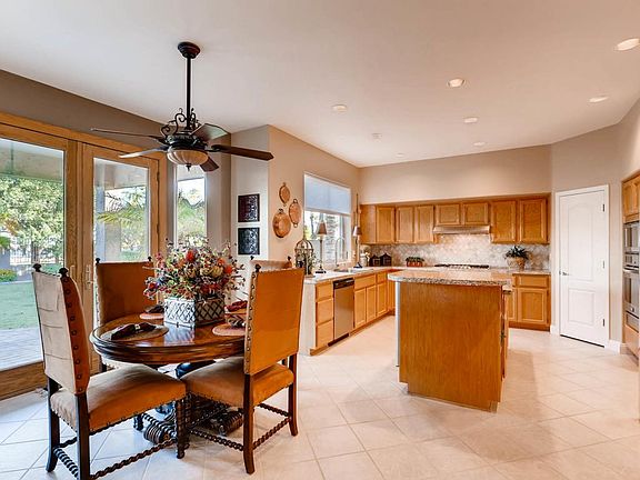 Kitchen and dining area