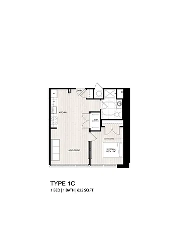 Floor plan 1C