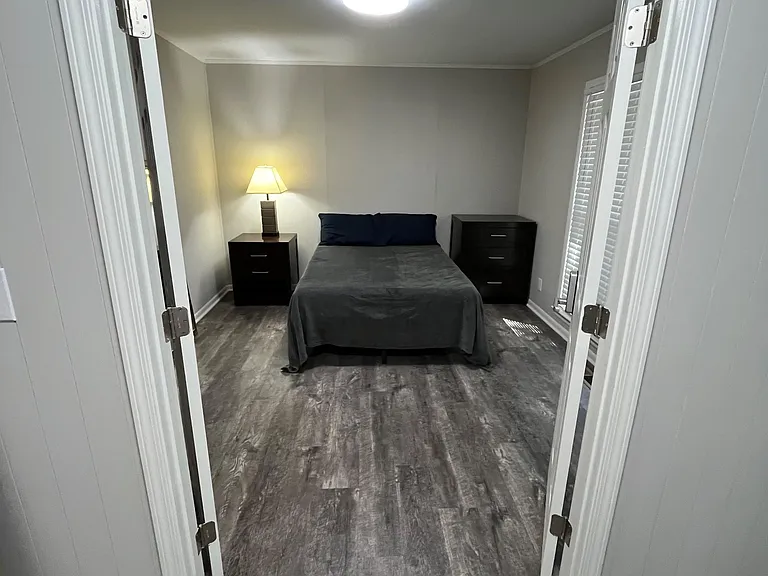 Double door entrance