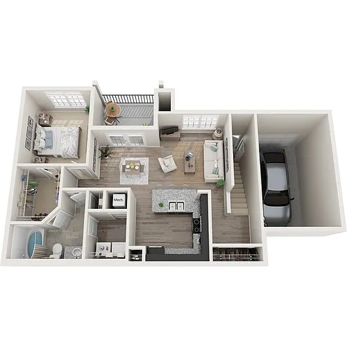 Floor plan Harrier with Garage