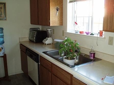Galley Kitchen open to Dining area