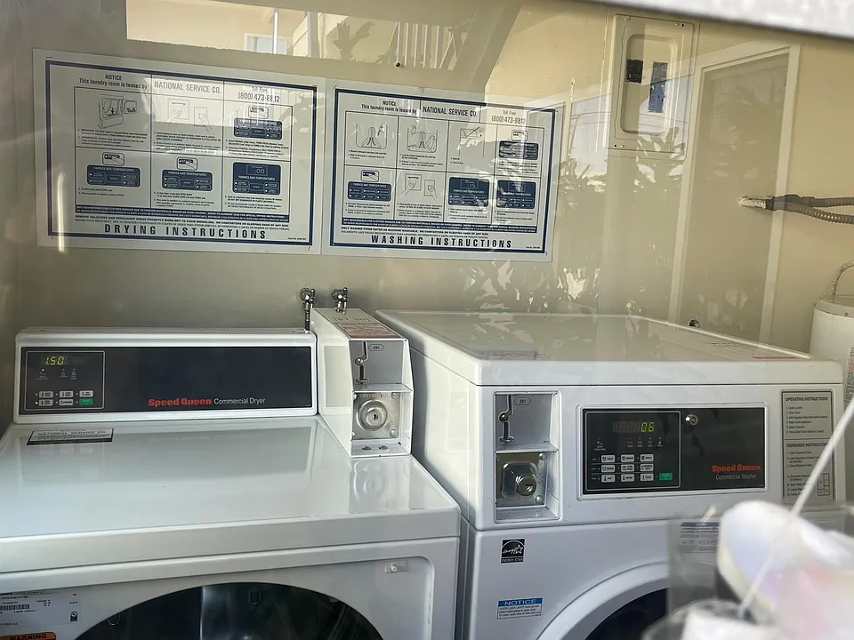 Community Coin Operated Laundry Room