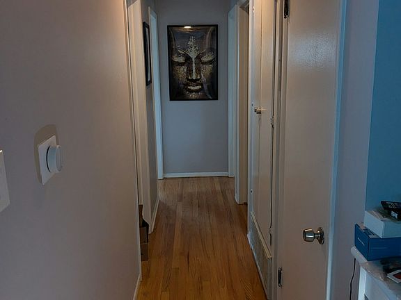 Hallway towards room