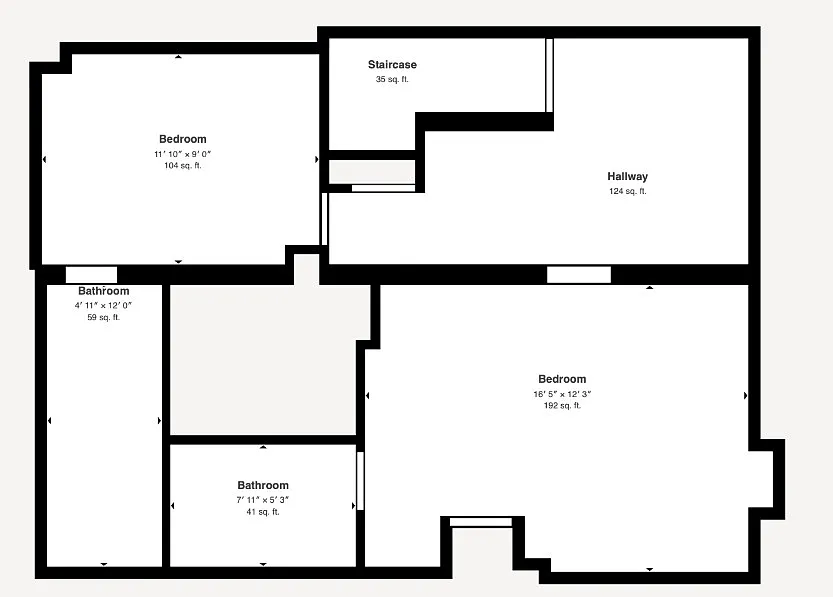 Floor plan 3X3 TH: 1007