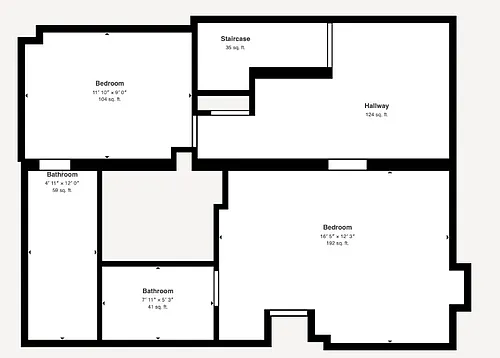 Floor plan 3X3 TH: 1007